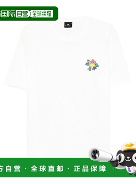 1h可退 潮奢 Paul Smith 男士 By and Polos T恤白色T恤 M2R220XV