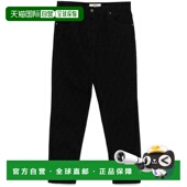 FENDI CO黑色直筒裤 女士牛仔裤 FLP851AT1BF0GME