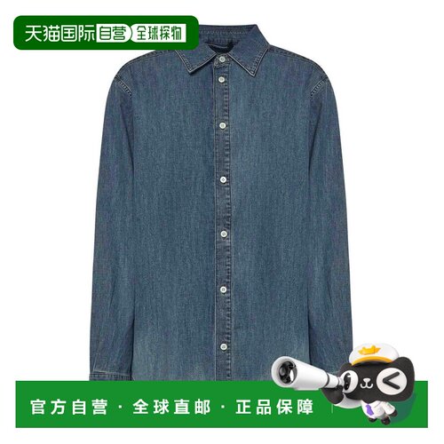MIU MIU 女士衬衫 GWC143193KF0013 AW2026 浅蓝色 Chambray Shir