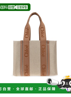 CHLOÉ 女士手提包 CHC23AS383L1725S SS2026 浅棕色 'Woody Mediu