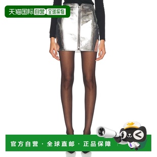 潮奢 拉链皮革迷你半身裙 The 女士 TS7034包臀裙 Sei 1h可退