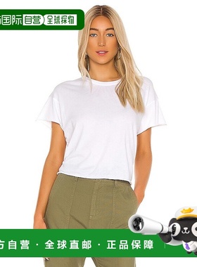 1h可退 潮奢 THE GREAT 女士 短款T恤 T207002 white白色 舒适时