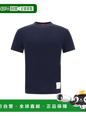 THOM BROWNE 男士T恤 MJS219AJ0149415 AW2024 黑色