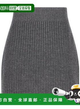 GIVENCHY 女士半身裙 BW41094ZSM033 AW2025 灰色 Wool skirt