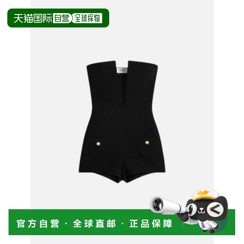 CELINE 女士连体衣 2P23A066V38NO SS2024 黑色 CELINE jumpsuit