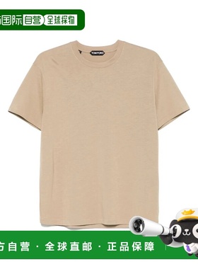 付款1h内可退 TOM FORD 男士T恤 JMT012JCS004JB548 AW2025 浅棕