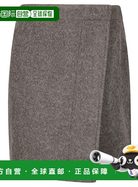 LEMAIRE 女士半身裙 SK1061LF504GR678 AW2025 灰色a字裙