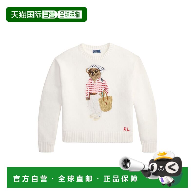 ralph lauren 拉尔夫劳伦 女士 RALPH LAUREN 白色毛线衫 211A127