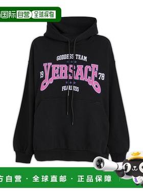 VERSACE 女士卫衣 10117351A085986BD50 AW2023 黑色长袖