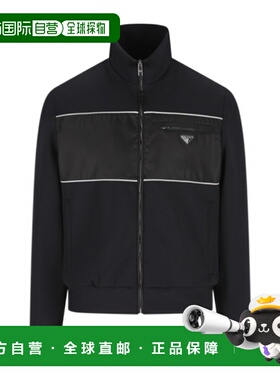 PRADA 男士夹克 UJL57A1865SWMOF0967 SS2026 黑色