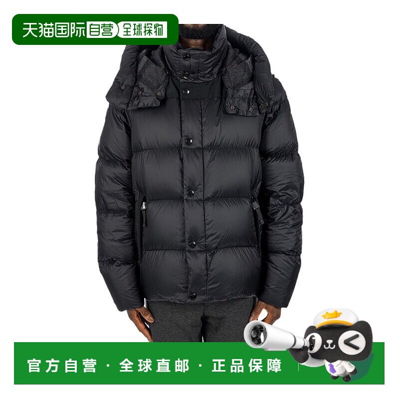 BURBERRY 男士外套 80963821 AW2024 黑色 长袖棉服夹克