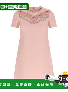 VALENTINO 女士连衣裙 BVAHG61CFR13 SS2026 粉红色 短袖连衣裙