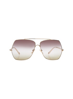 CHLOÉ 女士太阳镜 CH0278S0002 CO 金色 Sunglasses Aly