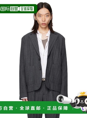 1h可退 潮奢 Our Legacy 男士 灰色 Temp 西装外套 M4250TS