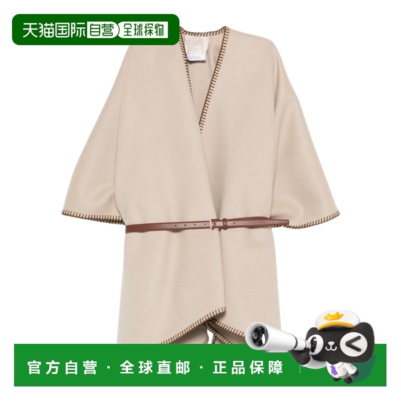 MAX MARA 女士外套 4541126106001 SS2026 花色 徽标斗篷,女装/女士精品,短外套,淘宝优惠券,粉丝福利购,淘宝优惠卷
