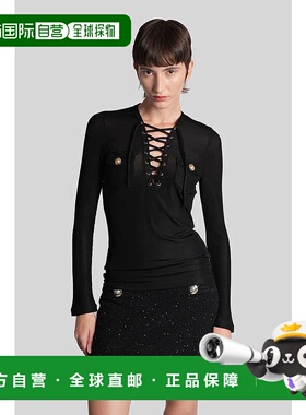 BALMAIN 女士针织衫 428162FF1GD019JC55 AW2025 黑色