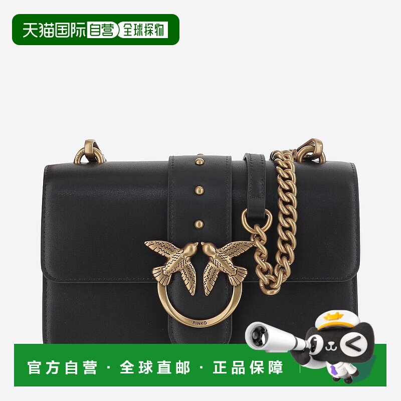 PINKO 女士单肩包 105856A0F1Z99Q AW2025 黑色 Love One Mini Cr