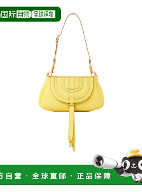 CHLOÉ 女士斜挎包 C23US602K28703 SS2023 黄色 徽标单肩包