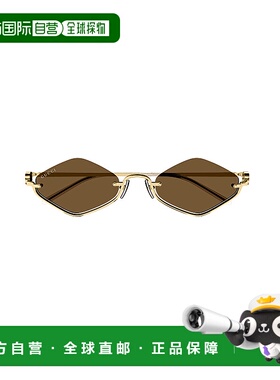 GUCCI 女士眼镜 GG1604S002 CO 绿色 几何太阳镜古驰