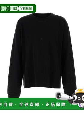 GIVENCHY 男士T恤 BM71KP3YJY001 SS2025 黑色 Black cotton t-sh