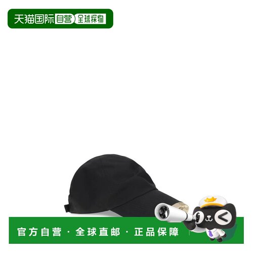 GUCCI 男士帽子 8756704HBJ91096 CO 黑色 Cotton baseball hat