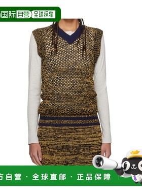 WALES BONNER 女士针织毛衣 US25KN31KN045190NAVYYELLOW