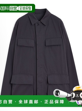 LEMAIRE 男士外套 OW1122LF1352BK980 SS2025 黑色夹克