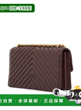 PINKO 女士斜挎包 100941A0GKL86Q AW2024 紫色 Logo bag