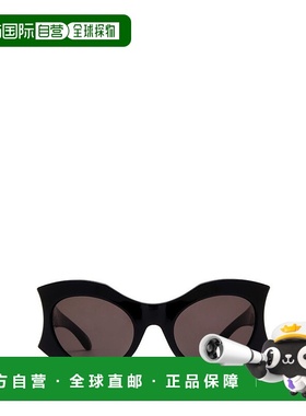 BALENCIAGA 女士眼镜 BB0256S001 SS2024 黑色 BB0256S