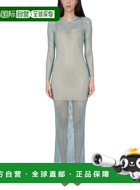 1h可退 SELF-PORTRAIT 女士连衣裙 SS23150XGREEN CO 绿色 LONG D