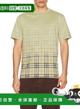 1h可退 潮奢 Burberry 巴宝莉 男士 Ryan 格纹T恤 8119023