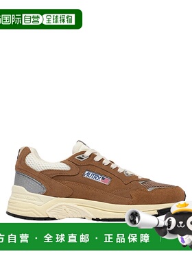 AUTRY 男士运动鞋 HYLMUM20CIGAR SS2026 棕色 HYPERWAY LOW SUED