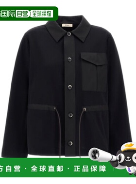 HERNO 女士外套 JC000078D521179300 AW2025 黑色 翻领衬衫