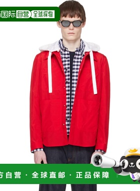 1h可退 潮奢 Thom Browne 汤姆 布朗 男士 红色 Utility Patch Po