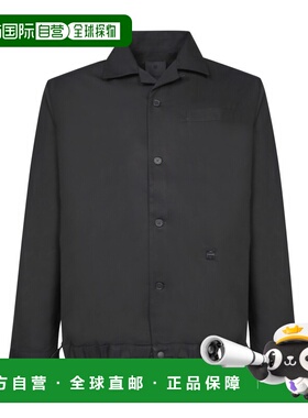 GIVENCHY 男士衬衫 BM610715K5001 AW2024 黑色 Long sleeves. Sn