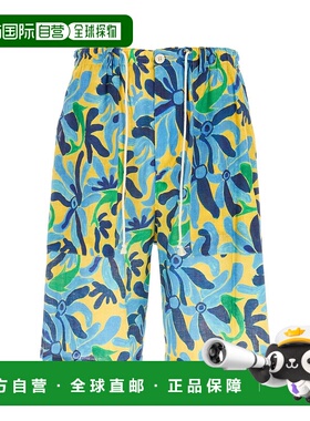 MARNI 男士短裤 PUMU0229A1UTL003CFB39 AW2023 蓝色休闲裤