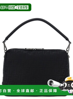 FENDI 男士斜挎包 7VA667AVC6F0SAJ AW2025 黑色 Fendi 'Fendi Lu