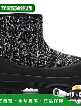 1h可退 潮奢 Diemme 男士 黑色 & 白色 Badia Shearling 踝靴 DI2