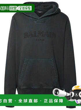 BALMAIN 男士针织衫 CH0JT216BC72YGD CO 黑色 长袖卫衣