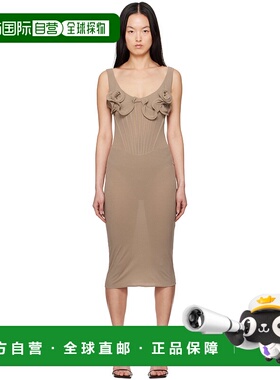 1h可退 潮奢 magda butrym 女士 驼色 Flower Bustier 连衣裙 225
