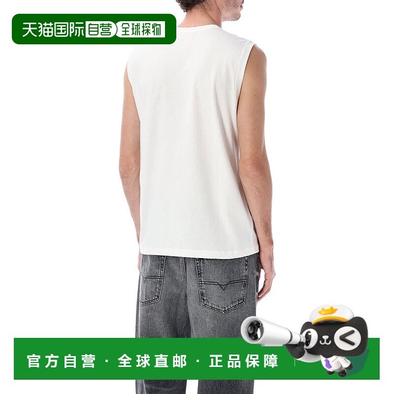 DIESEL 男士背心 A217430JMBB141 SS2026 白色 'T-Bisco-IOD' top