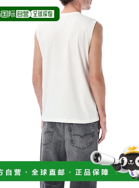 DIESEL 男士背心 A217430JMBB141 SS2026 白色 'T-Bisco-IOD' top