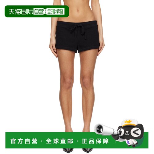 Entire Studios 女士 黑色 Lightweight Micro 短裤 ESSS26SH0201