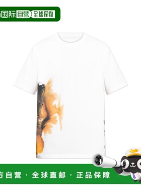 Y-3 男士T恤 JX47440CWHITE AW2025 白色 T-shirt with print