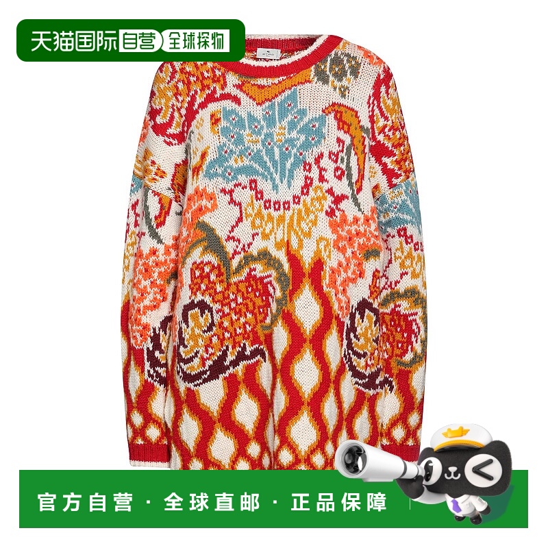 1h可退 潮奢 Etro 艾特罗 女士 毛衣 red红色 舒适时尚