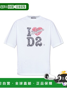 DSQUARED2 男士T恤 S71GD1599D20020100 CO 白色 X Vaquera T-Shi