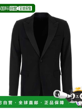 LANVIN 男士夹克 RMJA00285711A2310 AW2023 黑色 Single-breaste