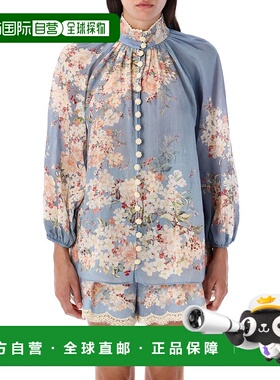 1h可退 潮奢 ZIMMERMANN 女士 Cascadian 翻腾衫 3548TSS255TLBLB