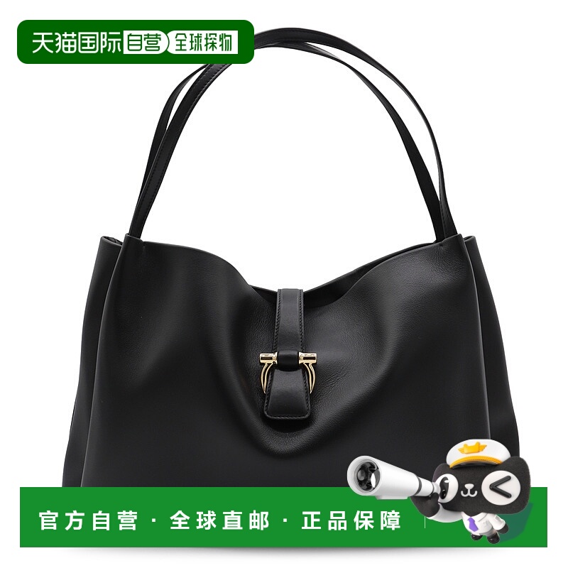 1h可退 潮奢 Salvatore Ferragamo 菲拉格慕 女士 黑色皮革肩包 7