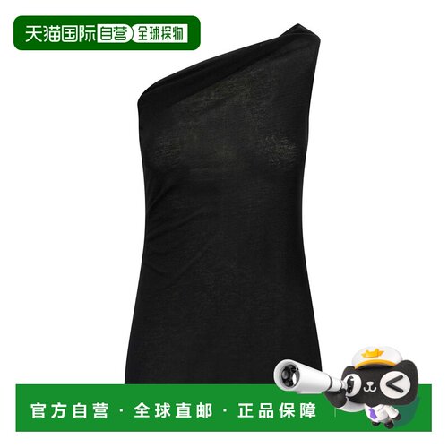 RICK OWENS 女士背心吊带 RP01F6138JS09 SS2026 黑色